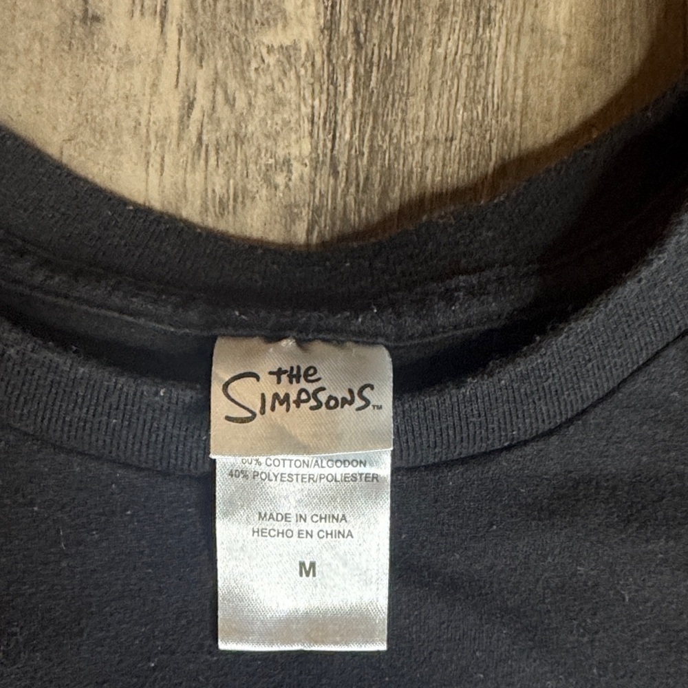 The Simpsons Black T-Shirt - Picture 2 of 3